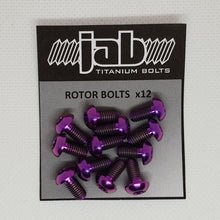 Load image into Gallery viewer, Titanium Rotor Bolt Kit and Single Bolts