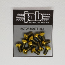 Load image into Gallery viewer, Titanium Rotor Bolt Kit and Single Bolts
