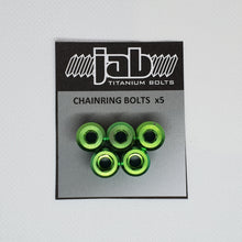Load image into Gallery viewer, Titanium Chainring Bolt Kit