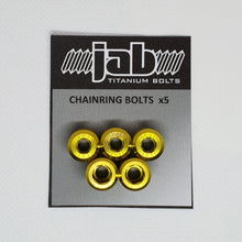 Load image into Gallery viewer, Titanium Chainring Bolt Kit