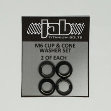 Load image into Gallery viewer, Titanium M6 Cup & Cone Washer