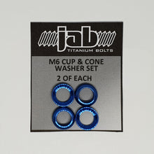 Load image into Gallery viewer, Titanium M6 Cup & Cone Washer