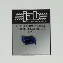 Load image into Gallery viewer, Titanium Ultra Low Profile Bottle Cage Bolts