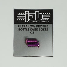Load image into Gallery viewer, Titanium Ultra Low Profile Bottle Cage Bolts