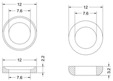 Load image into Gallery viewer, Titanium M6 Cup & Cone Washer
