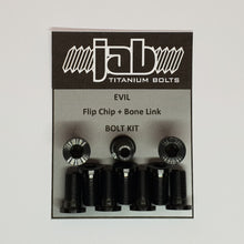 Load image into Gallery viewer, Evil Flip Chip + Bone Link Titanium Bolt Kit