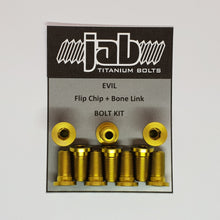 Load image into Gallery viewer, Evil Flip Chip + Bone Link Titanium Bolt Kit