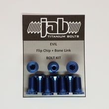 Load image into Gallery viewer, Evil Flip Chip + Bone Link Titanium Bolt Kit