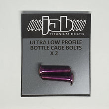 Load image into Gallery viewer, Titanium Ultra Low Profile Bottle Cage Bolts