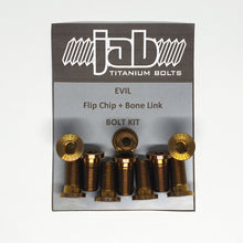 Load image into Gallery viewer, Evil Flip Chip + Bone Link Titanium Bolt Kit