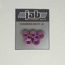 Load image into Gallery viewer, Titanium Chainring Bolt Kit