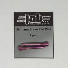 Load image into Gallery viewer, Shimano Titanium Brake Pad Pin Kit