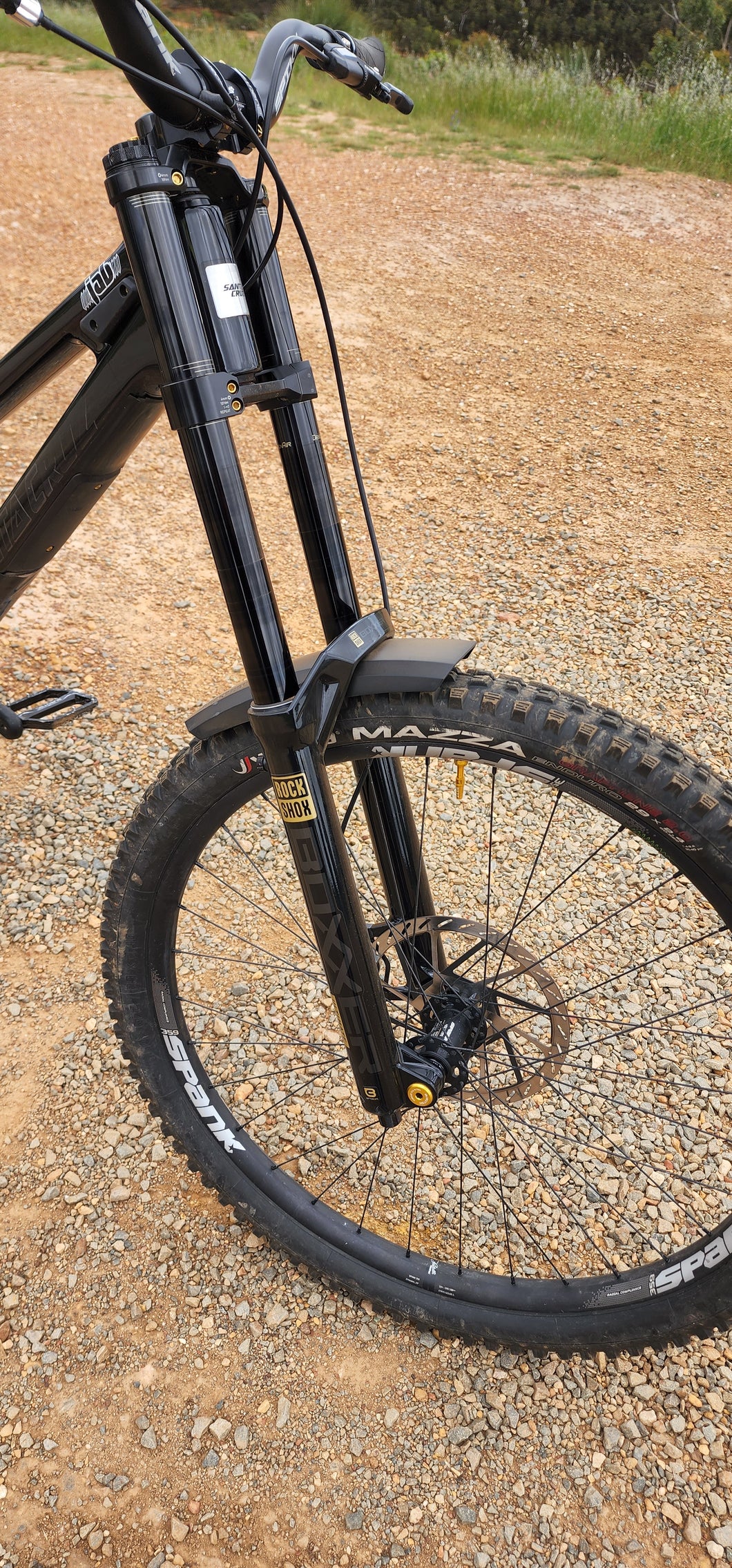 Titanium Rockshox Boxxer Bolt Kit