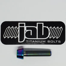 Load image into Gallery viewer, Titanium M6x25mm Tapered Head Bolt
