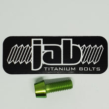 Load image into Gallery viewer, Titanium M6x15mm Tapered Head Bolt
