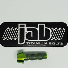 Load image into Gallery viewer, Titanium M6x18mm Tapered Head Bolt
