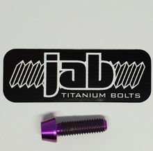 Load image into Gallery viewer, Titanium M6x20mm Tapered Head Bolt
