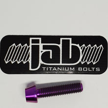Load image into Gallery viewer, Titanium M6x25mm Tapered Head Bolt
