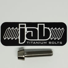 Load image into Gallery viewer, Titanium M6x25mm Tapered Head Bolt
