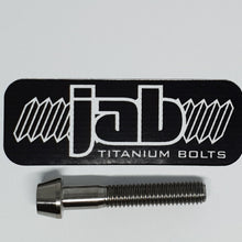Load image into Gallery viewer, Titanium M6x35mm Tapered Head Bolt
