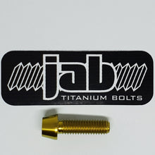 Load image into Gallery viewer, Titanium M6x20mm Tapered Head Bolt
