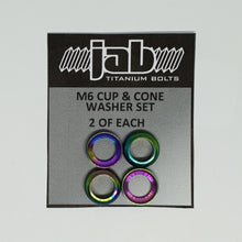 Load image into Gallery viewer, Titanium M6 Cup &amp; Cone Washer
