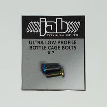 Load image into Gallery viewer, Titanium Ultra Low Profile Bottle Cage Bolts
