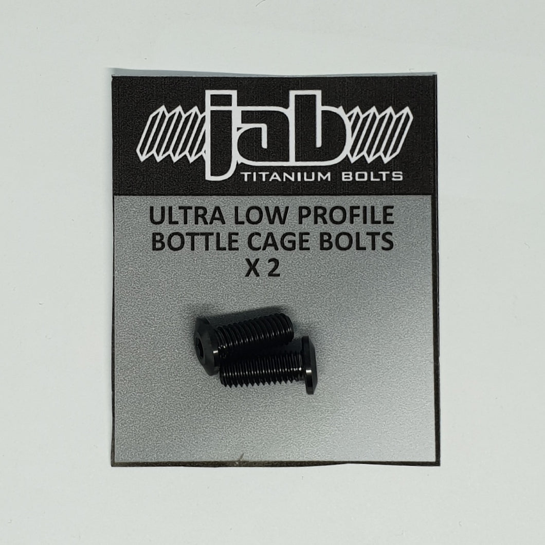 Titanium Ultra Low Profile Bottle Cage Bolts