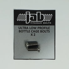 Load image into Gallery viewer, Titanium Ultra Low Profile Bottle Cage Bolts
