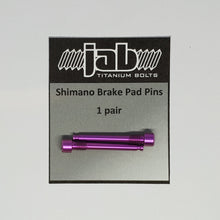 Load image into Gallery viewer, Shimano Titanium Brake Pad Pin Kit
