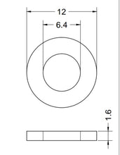 Load image into Gallery viewer, Titanium M6 Washer

