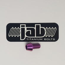 Load image into Gallery viewer, Titanium M6x8mm Tapered Head Bolt
