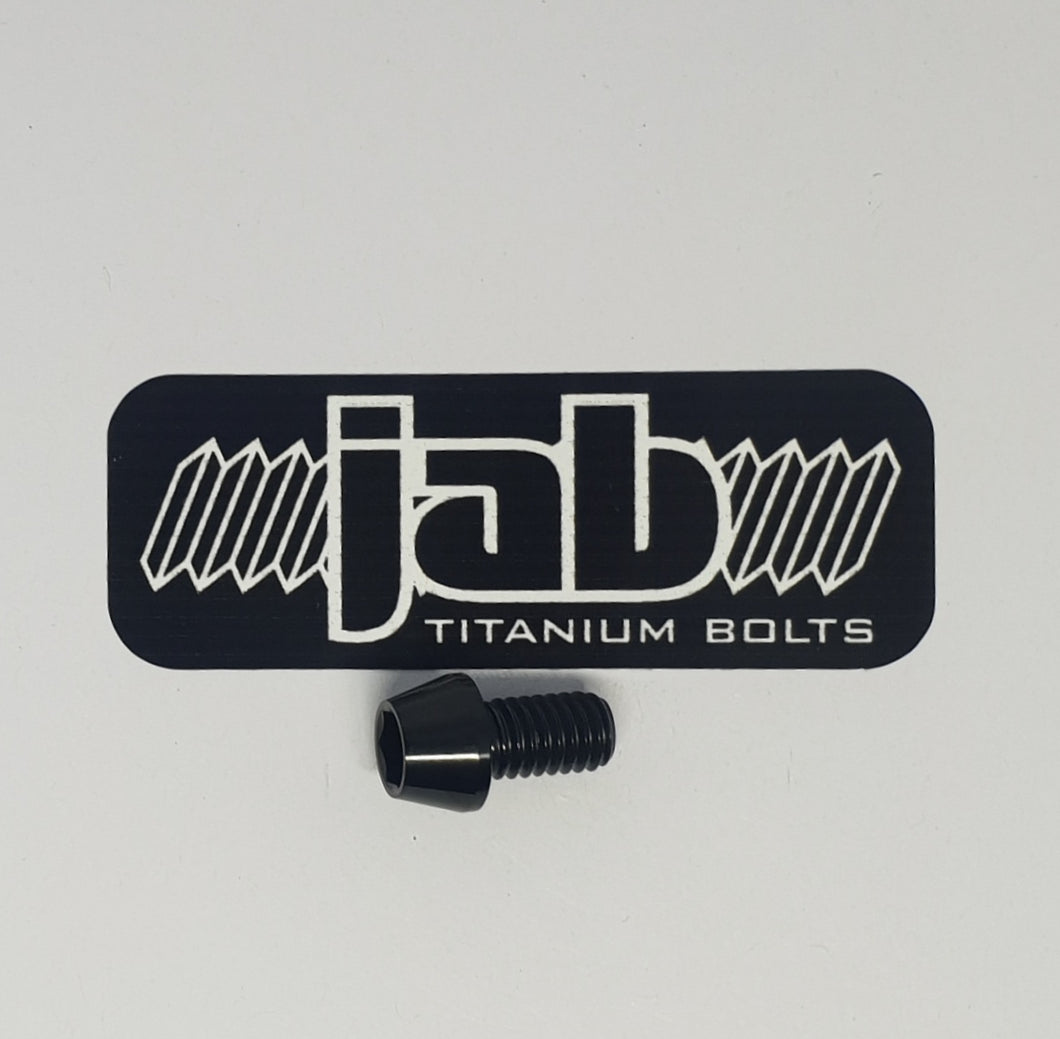 Titanium M6x8mm Tapered Head Bolt