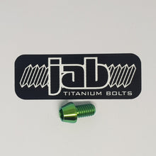 Load image into Gallery viewer, Titanium M6x8mm Tapered Head Bolt

