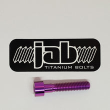 Load image into Gallery viewer, Titanium Cylindrical Head M6x30mm Bolt
