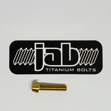 Load image into Gallery viewer, Titanium M4x18mm Tapered Head Bolt

