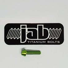 Load image into Gallery viewer, Titanium M4x15mm Tapered Head Bolt
