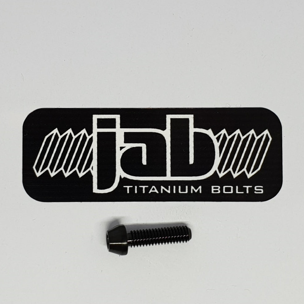 Titanium M4x15mm Tapered Head Bolt