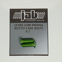 Load image into Gallery viewer, Titanium Ultra Low Profile Bottle Cage Bolts
