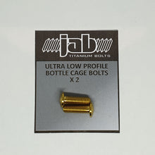 Load image into Gallery viewer, Titanium Ultra Low Profile Bottle Cage Bolts
