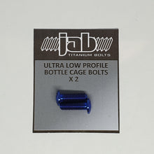 Load image into Gallery viewer, Titanium Ultra Low Profile Bottle Cage Bolts
