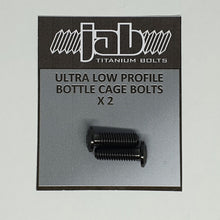 Load image into Gallery viewer, Titanium Ultra Low Profile Bottle Cage Bolts
