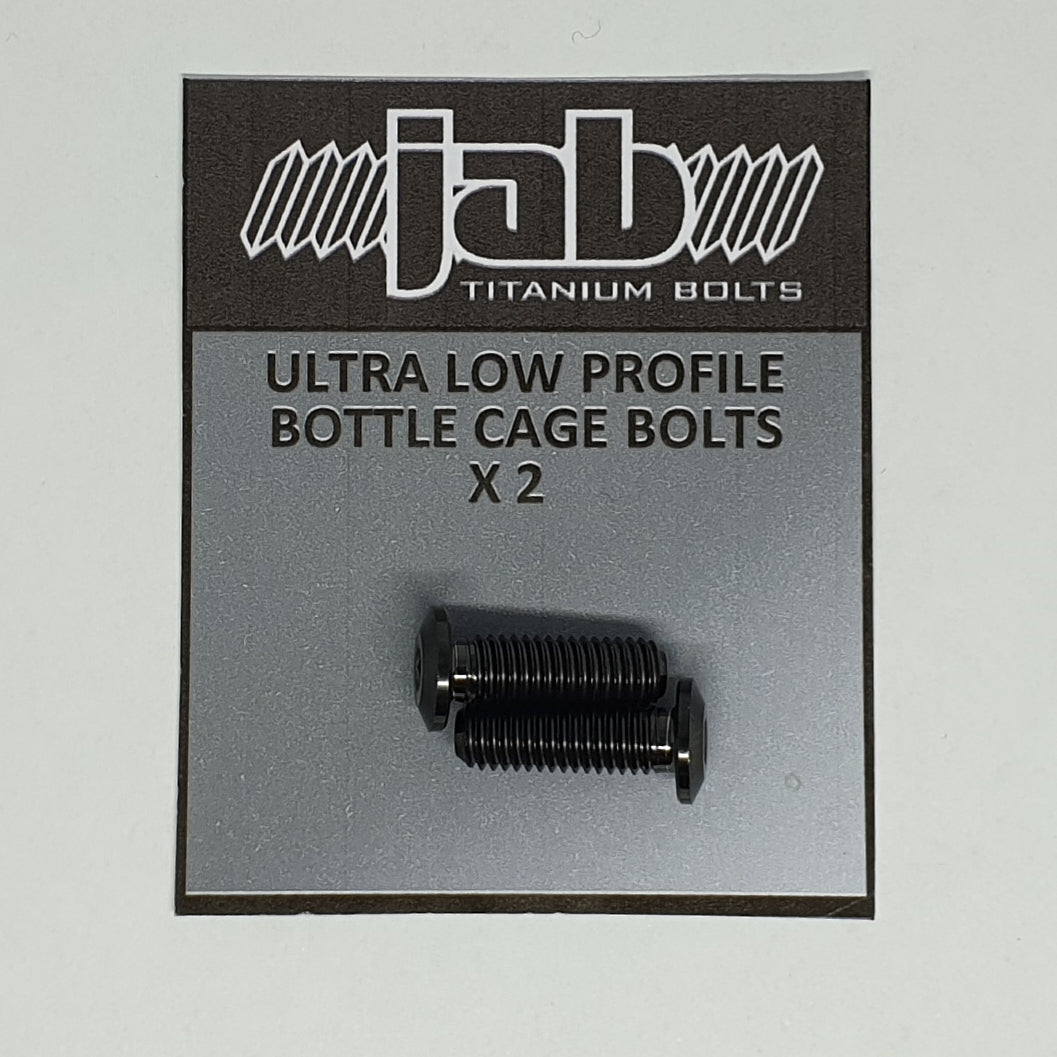 Titanium Ultra Low Profile Bottle Cage Bolts