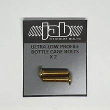 Load image into Gallery viewer, Titanium Ultra Low Profile Bottle Cage Bolts
