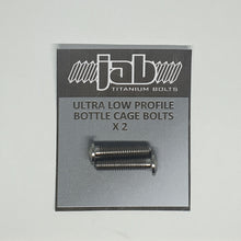 Load image into Gallery viewer, Titanium Ultra Low Profile Bottle Cage Bolts
