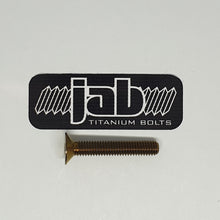 Load image into Gallery viewer, Titanium Countersunk M6x35mm Bolt
