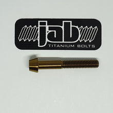 Load image into Gallery viewer, Titanium M6x40mm Tapered Head Bolt

