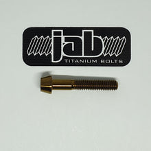 Load image into Gallery viewer, Titanium M6x35mm Tapered Head Bolt
