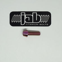 Load image into Gallery viewer, Titanium M6x18mm Tapered Head Bolt
