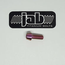 Load image into Gallery viewer, Titanium M6x15mm Tapered Head Bolt
